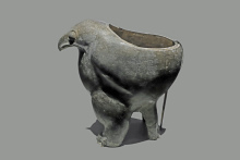 鹰形陶鼎  仰韶文化 